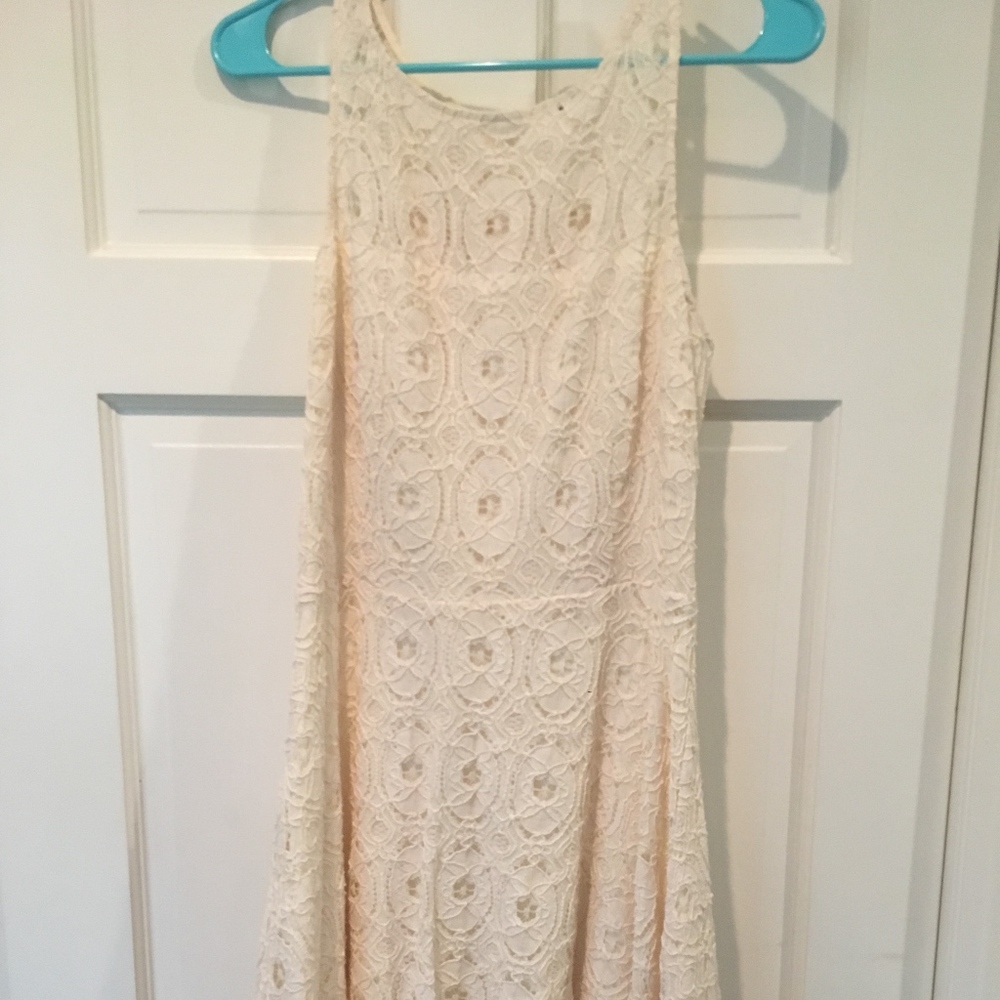 Light Cream Lace Dress